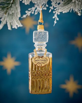 Neiman Marcus Whiskey Decanter Christmas Ornament