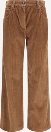 Brunello Cucinelli Straight velvet Pants Female 42