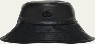 Moncler x EE72 by Edward Enninful Leather Bucket Hat