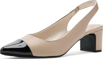 Life Stride Marcia 3 High Womens Heels Tender Taupe : 9.5 M (B), Faux Leather
