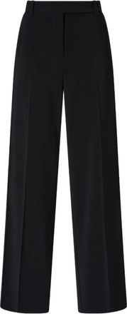 Pinko Wide Trousers, female, Black, 2XS, Stylish Trousers in Pink