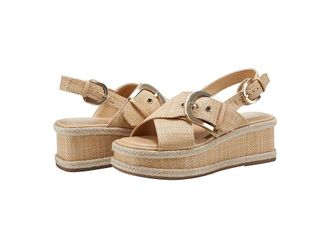 Marc Fisher Renda Womens Sandals Light Natural : 8.5 M, Leather/Rubber