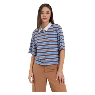 Kocca Polo Shirts, female, Blue, Size: XS Collared T-Shirt
