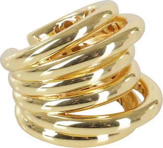 Federica Tosi Elegante Gouden Ring Ale Nieuw - Dames - Ringen - Geel - M - Accessoires