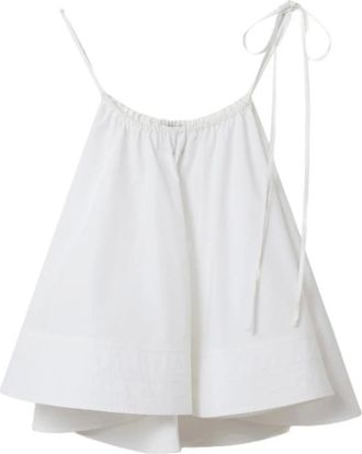 Stella McCartney Stella McCartney, Sleeveless Tops, female, White, Size: M Sleeveless Top