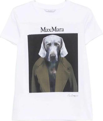 Max Mara bedrukt T-shirt