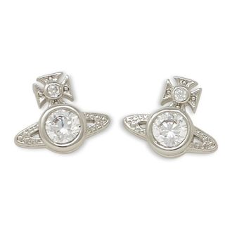Vivienne Westwood London Orb Oorbellen - Dames - Ringen - Wit - ONE Size - Accessoires