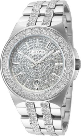 Bulova Crystal Mens Watch