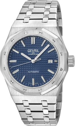 Gevril Group Gotham Automatic Blue Dial Mens Watch 49401B