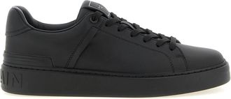 Balmain B-Court Sneakers - Heren - Sneakers - Zwart - 41 EU - Leer - Schoenen