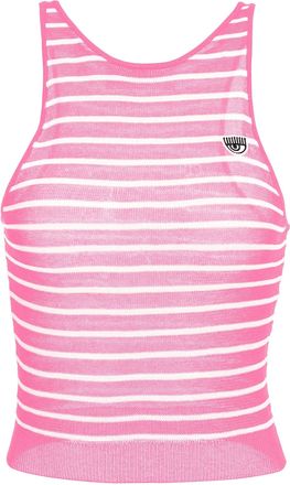 Chiara Ferragni Pink Sleeveless Top