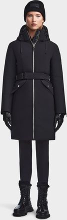 Rudsak MILENA WOMENS RECYCLED STORMSHELL FITTED DOWN PARKA