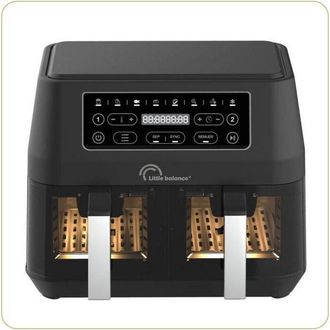 Little Balance Little Balance - Freidora Diet&eacute;tica 8765 - Crousty Light Duo - 9 L - 2460 W - 9 Programas - Negro