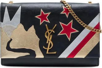 Saint Laurent Pre-owned Saint Laurent Medium Smooth Calfskin Rockstar Patchwork Monogram Kate Crossbody Ladies D7VLA6JUFG0WPK4H