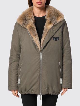 Philipp Plein Jacket Woman color Kaki
