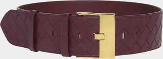 Bottega Veneta Intrecciato Wide Leather Belt