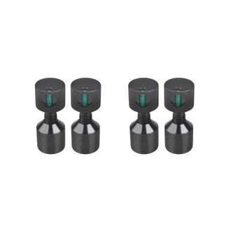 OEM Juego De 4 Pasadores De Aluminio 6061 De 1-1/8 Pulgadas Con Dos Orificios, Pasadores De Alineaci&oacute;n De 2 Orificios Con Nivel, Color Negro