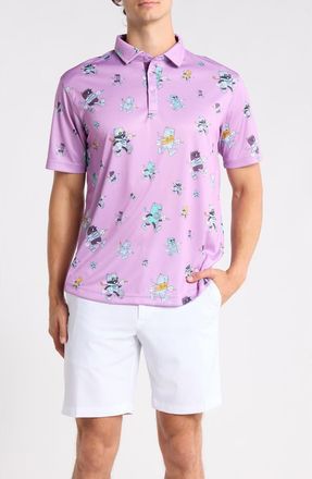 Swannies Big Dan Polo in Violet at Nordstrom Rack, Size Xxx-Large