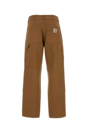 Carhartt Work in Progress Mens Biscuit Cotton Double Knee Pant Black Pantaloni