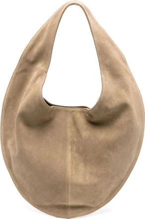 Maeden Borsa tote Market in pelle scamosciata - Toni neutri