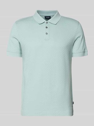 Joop Poloshirt mit kurzer Knopfleiste Modell Roni in Mint, Größe XXXL