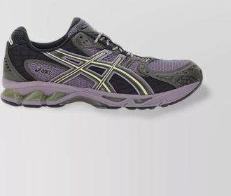 Asics high sole mesh upper mens running sneakers