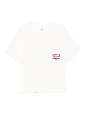 Cherry Los Angeles Western Chevron T-shirt - men - Cotton - L - White