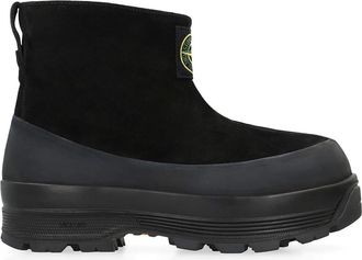 Stone Island Stivaletto in camoscio - - Shoes - Uomo - Nero - 43 EU