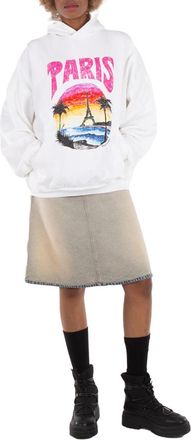 Balenciaga Ladies Inside Out Denim Short Skirt, Brand Size 34 (US Size 4)