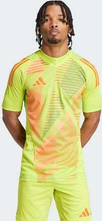 adidas adidas Performance Mens Tiro 24 Pro Short Sleeve Goalkeeper Jersey - Yellow Recycled Material - Size X-Large