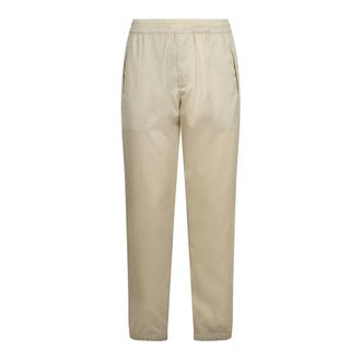 Givenchy Sweatpants, female, Beige, Size: S Relaxed Fit Trousers