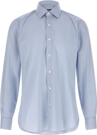 Barba Hombre, Camisas, Azul, Talla: 6XL