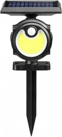 Trade Shop Trade Shop Traesio - Trade Shop - Picchetto Giardino Energia Solare 56 Cob Led Luce Fredda Sensore Movimento B0391