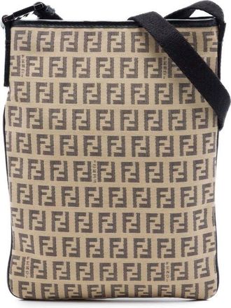 Fendi Pre-owned Fendi Zucchino Canvas Crossbody Ladies QALJZJK1RQ9UZM1F