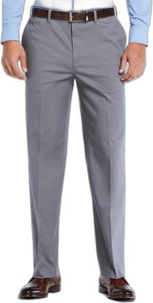 Savane Mens Flat Front Performance Chino Pant Casual, Ultimate Castlerock, 36W x 30L