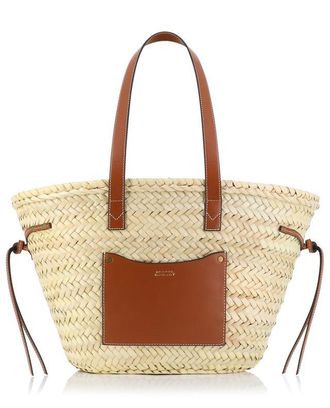 Isabel Marant Shopper aus Bast und Leder Cadix Medium