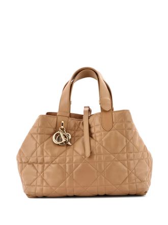 Dior Toujours Macrocannage Quilt Calfskin Medium tote bag - Brown