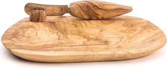 Bérard France Olive Wood Handcrafted Butter Dish & Knife in Brown at Nordstrom