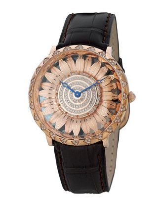 Le Vian Womens Sunflower Diamond Watch