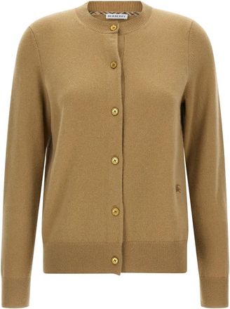 Burberry Clara Cardigan - Knitwear - Mujer - Beige - L