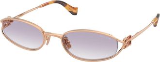 Miu Miu MUC51S ZVF04O Mens Sunglasses Gold Size 54