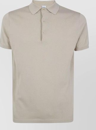 Aspesi polo shirt ribbed collar short sleeves