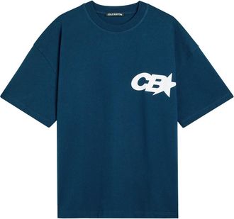 Cole Buxton Star Racing Logo-print Cotton T-shirt - Navy - Xxl