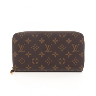 Louis Vuitton Monogram Brown Pvc Long Wallet (Bi-Fold) (Pre-Owned)