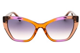 Moschino Gradient-Tinted Cat-Eye Sunglasses - Orange