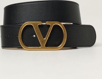 Valentino Garavani Cintura VLogo Signature Valentino Garavani reversibile in pelle