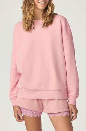 Florence By Mills Cozy Crush Oversize Sweatshirt in Bleached Mauve at Nordstrom Rack, Size Xx-Small