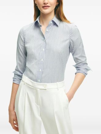 Brooks Brothers pinstripe long-sleeve shirt - Blue