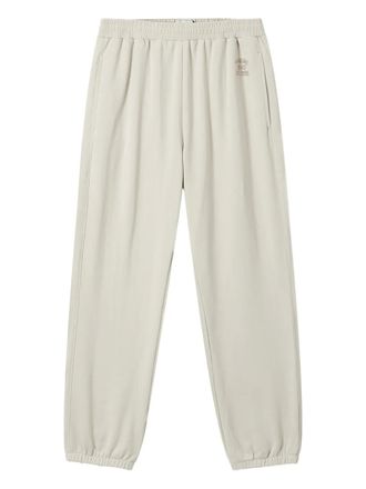 Izzue elasticated-cuff track pants - White