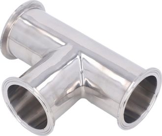 Infinite Conector En T Tri-clamp De Acero Inoxidable 304 De 63 Mm - 3 V&iacute;as, A Prueba De Fugas Hasta 16 Kg Y 150 &deg;c